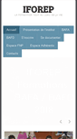 Mobile Screenshot of iforep.fr